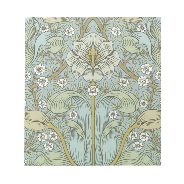William Morris Spring Thicket Classic Pattern Notepad (Front)