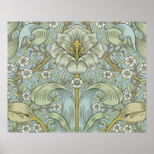 William Morris Spring Thicket Classic Pattern Poster