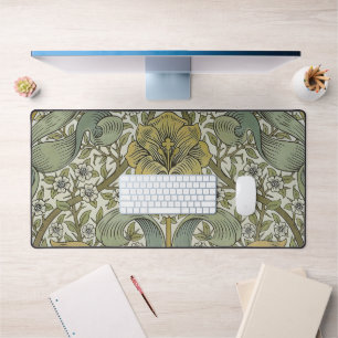 William Morris Spring Thicket Yellow Floral Art Desk Mat