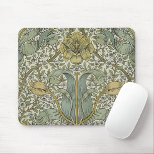 William Morris Spring Thicket Yellow Floral Art Mouse Mat