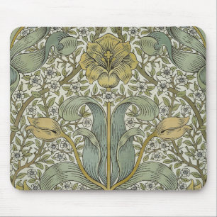 William Morris Spring Thicket Yellow Floral Art Mouse Mat