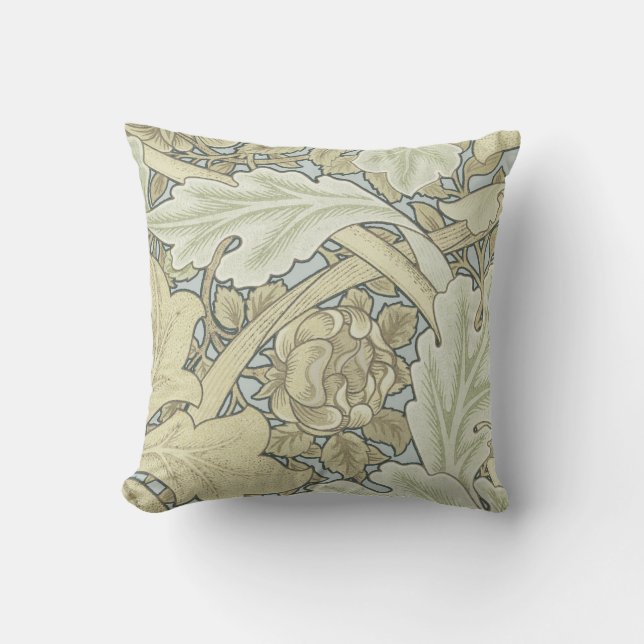 William Morris St James Acanthus Wallpaper Cushion (Front)