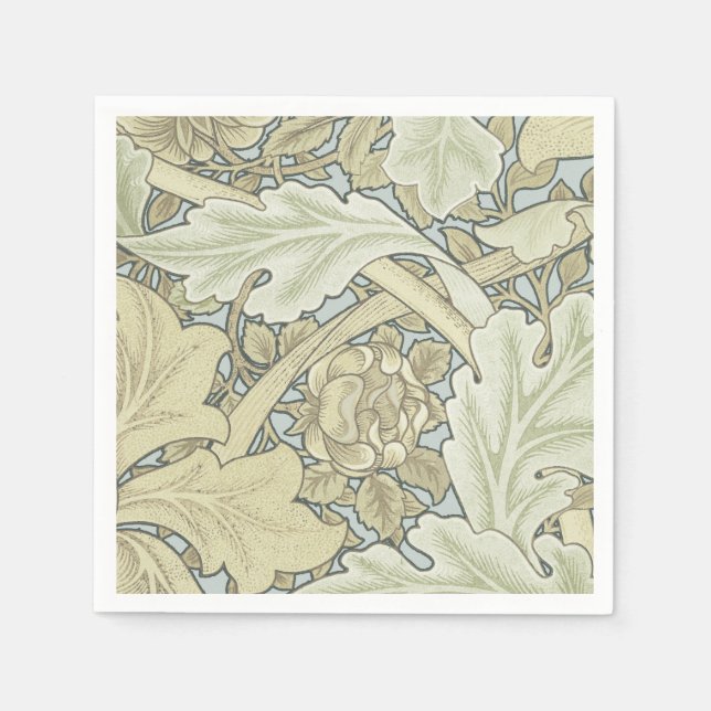 William Morris St James Acanthus Wallpaper Napkin (Front)