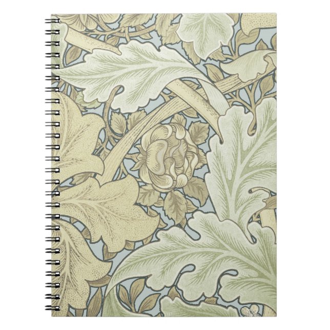 William Morris St James Acanthus Wallpaper Notebook (Front)