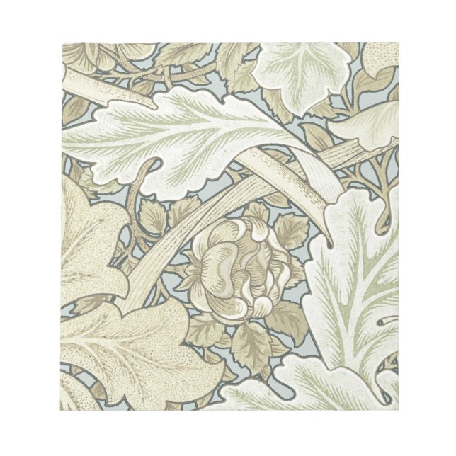 William Morris St James Acanthus Wallpaper Notepad (Front)