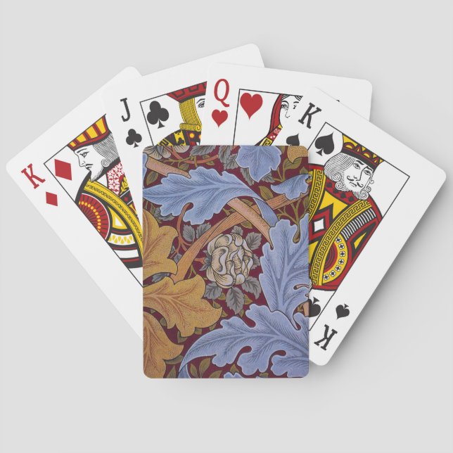 William Morris St James Acanthus Wallpaper Playing Cards (Back)