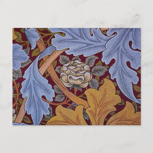 William Morris St James Acanthus Wallpaper Postcard (Front)