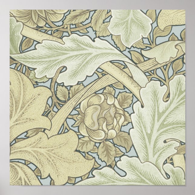 William Morris St James Acanthus Wallpaper Poster (Front)