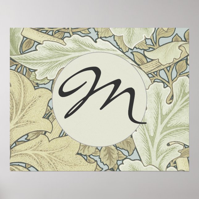 William Morris St James Acanthus Wallpaper Poster (Front)