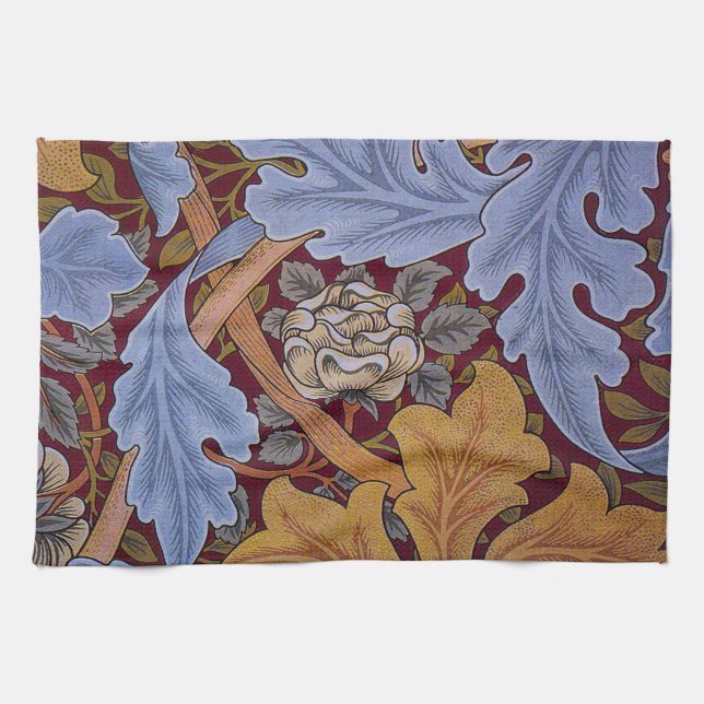 William Morris St James Acanthus Wallpaper Tea Towel (Horizontal)
