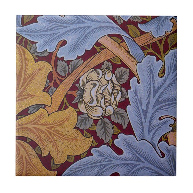 William Morris St James Acanthus Wallpaper Tile (Front)