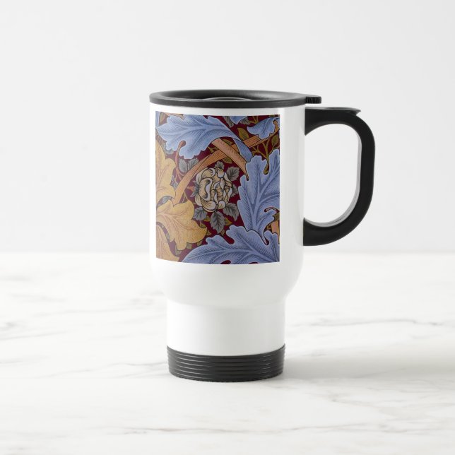 William Morris St James Acanthus Wallpaper Travel Mug (Right)