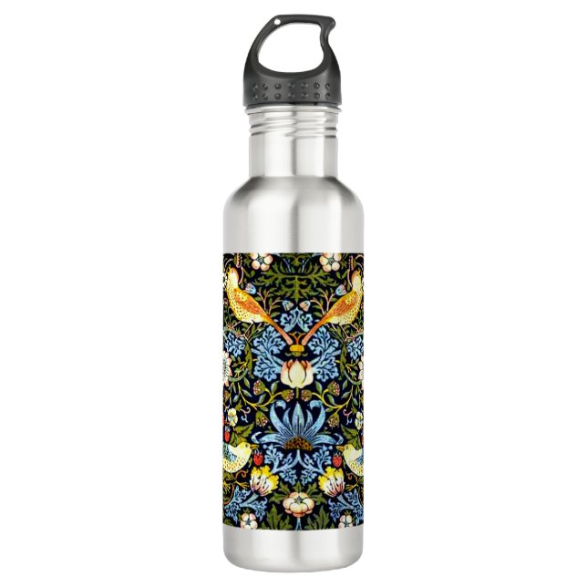 William Morris, Strawberry Thief, 710 Ml Water Bottle (Front)