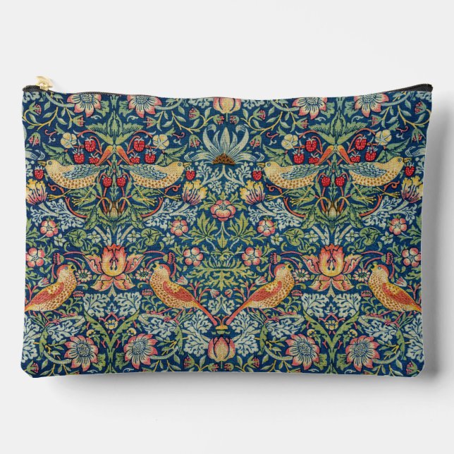William Morris - Strawberry Thief Accessory Pouch (Front)
