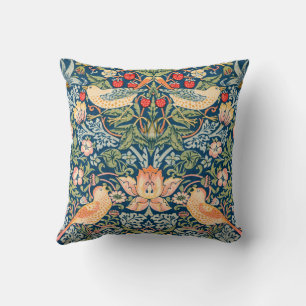 William Morris Strawberry thief birds Cushion