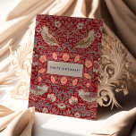 William Morris Strawberry Thief Birthday Card<br><div class="desc">William Morris Strawberry Thief Pattern Design. Add your label text! William Morris was an English textile designer, artist, writer, and socialist associated with the Pre-Raphaelite Brotherhood and British Arts and Crafts Movement. He founded a design firm in partnership with the artist Edward Burne-Jones, and the poet and artist Dante Gabriel...</div>