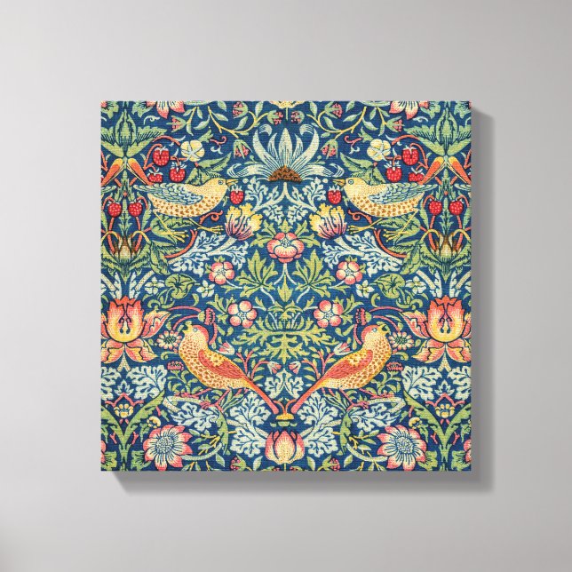 William Morris - Strawberry Thief Canvas Print (Front)