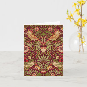 William Morris Strawberry Thief Card