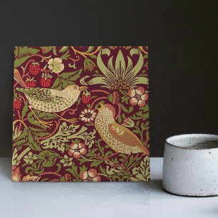 William Morris Strawberry Thief Ceramic Tile