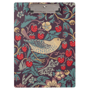 William Morris Strawberry Thief Clipboard