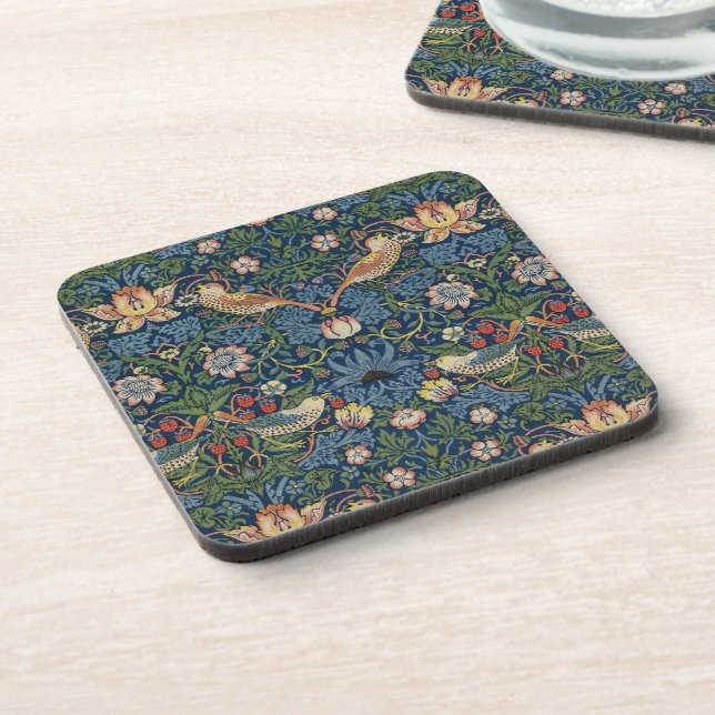 William Morris Strawberry Thief Coaster (Left Side)