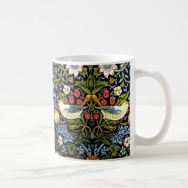 William Morris - Strawberry Thief Coffee Mug (Right)