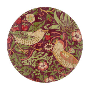 William Morris Strawberry Thief Cutting Board