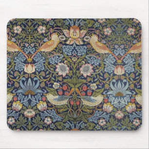 William Morris Strawberry Thief Design 1883 Mouse Mat