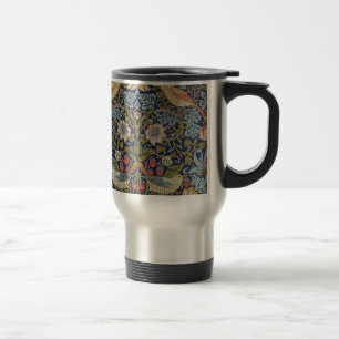 William Morris Strawberry Thief Design 1883 Travel Mug