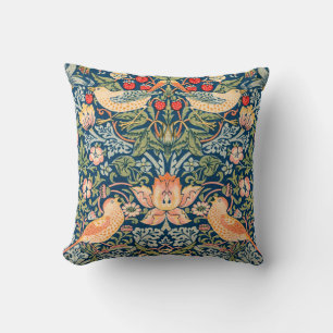 William Morris Strawberry Thief Design Cushion