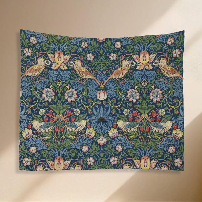 William Morris Strawberry Thief Fleece Blanket (Creator Uploaded)