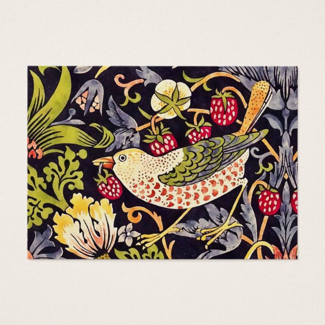 William Morris Strawberry Thief Floral Art Nouveau (Front)