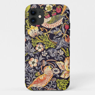 William Morris Strawberry Thief Floral Art Nouveau iPhone 11 Case