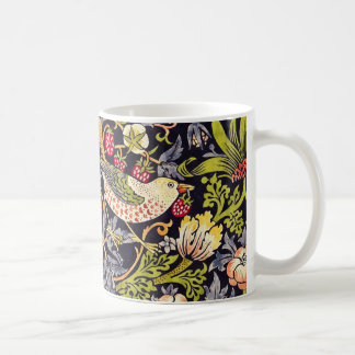 William Morris Strawberry Thief Floral Art Nouveau Coffee Mug