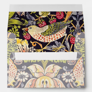 William Morris Strawberry Thief Floral Art Nouveau Envelope