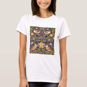 William Morris Strawberry Thief Floral Art Nouveau T-Shirt