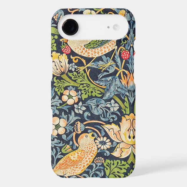 William Morris Strawberry Thief Floral Pattern Case-Mate iPhone Case (Back)