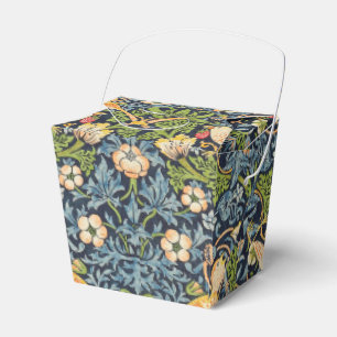 William Morris Strawberry Thief Floral Pattern Favour Box