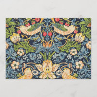 William Morris Strawberry Thief Floral Pattern