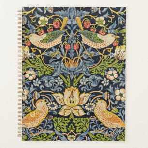 William Morris - Strawberry Thief Floral Pattern Planner