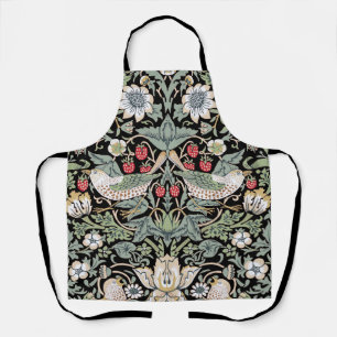 William Morris Strawberry Thief I Black Birds Apron