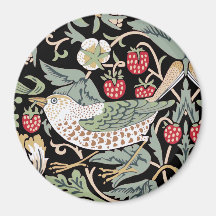 William Morris Strawberry Thief I Black Birds