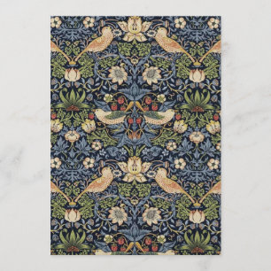 William Morris Strawberry Thief Invitation