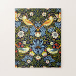 William Morris - Strawberry Thief,  Jigsaw Puzzle<br><div class="desc">Strawberry Thief,  famous pattern design by English artist William Morris.</div>