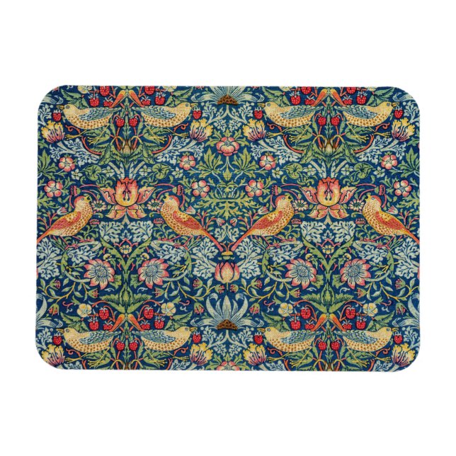 William Morris - Strawberry Thief Magnet (Horizontal)
