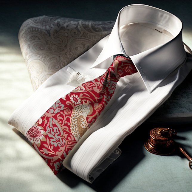 William Morris Strawberry Thief Neck Tie (Creator Uploaded)
