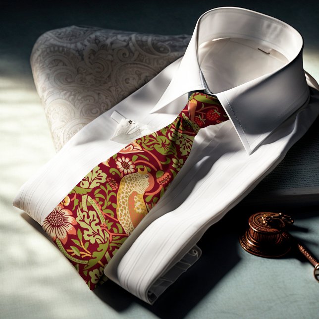 William Morris Strawberry Thief Neck Tie (Creator Uploaded)