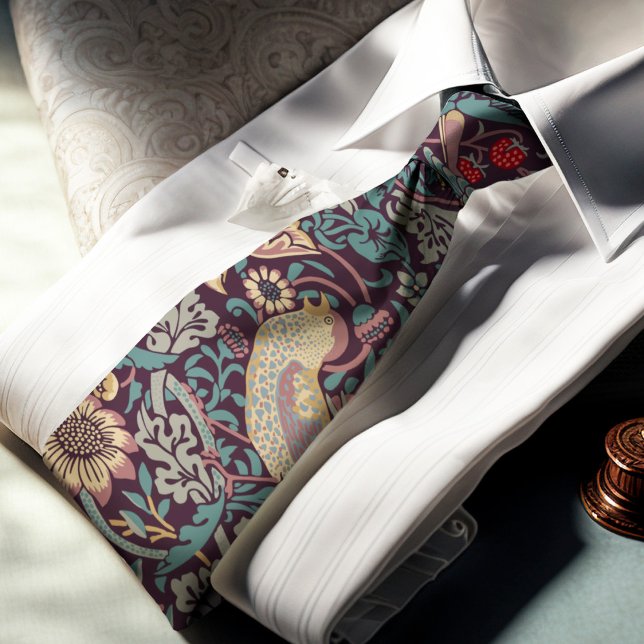 William Morris Strawberry Thief Neck Tie (Creator Uploaded)