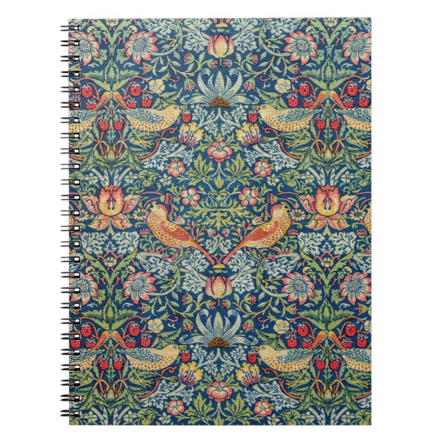 William Morris - Strawberry Thief Notebook (Front)