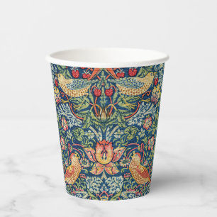William Morris - Strawberry Thief Paper Cups